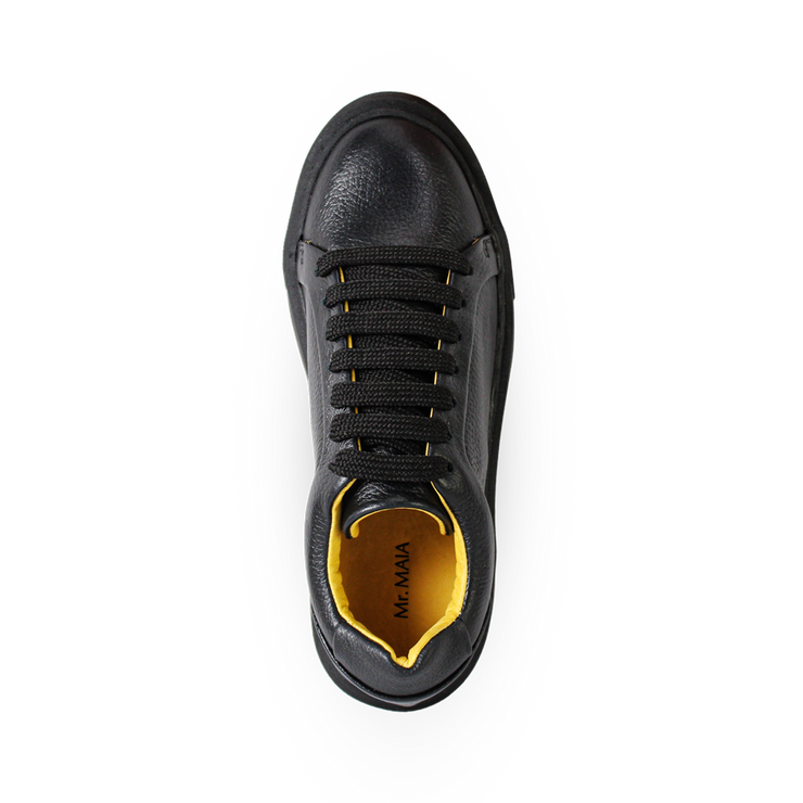 Sapato Sneakers Masculino Em Couro Legítimo - 001