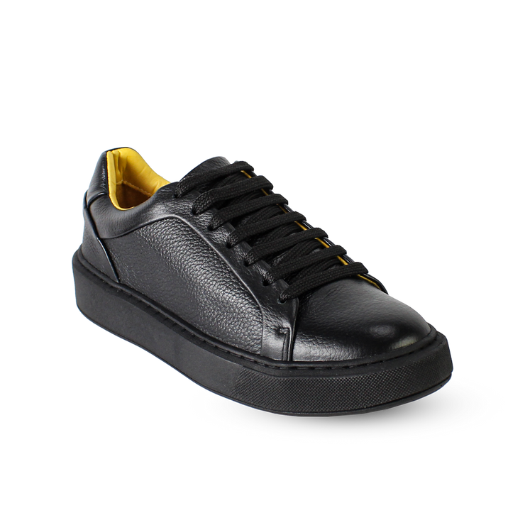 Sapato Sneakers Masculino Em Couro Legítimo - 001