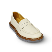 Sapato Casual Loafer Tratorado Masculino Em Couro Legítimo - 004