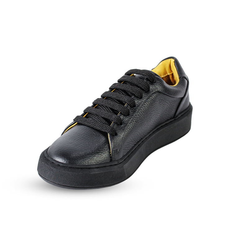 Sapato Sneakers Masculino Em Couro Legítimo - 001