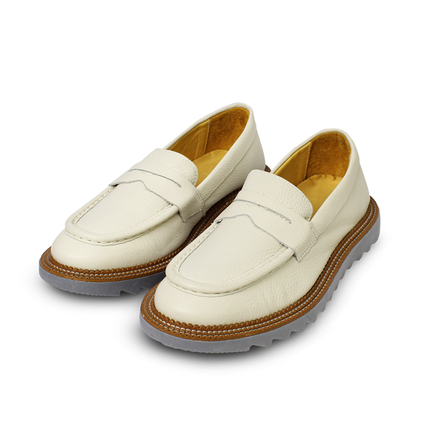 Sapato Casual Loafer Tratorado Masculino Em Couro Legítimo - 004
