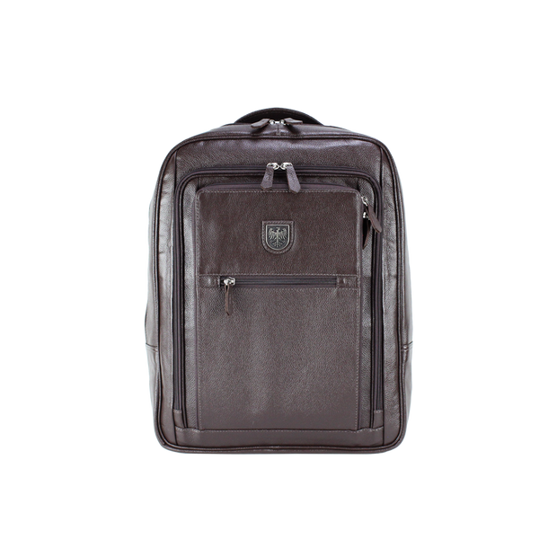 Mochila Masculina Em Couro Legítimo - 9007