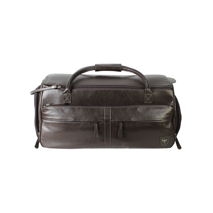 Sacola De Viagem Masculina Em Couro Legítimo - 5001
