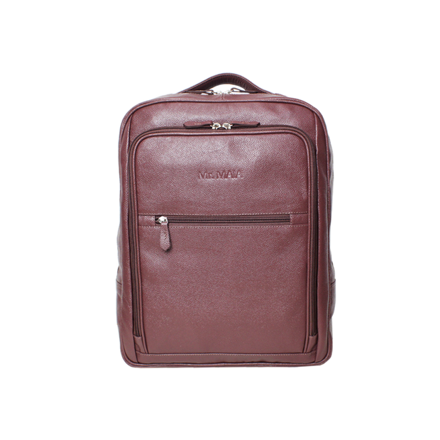 Mochila Executiva Nomad Slim Masculina Em Couro Legítimo - 9015