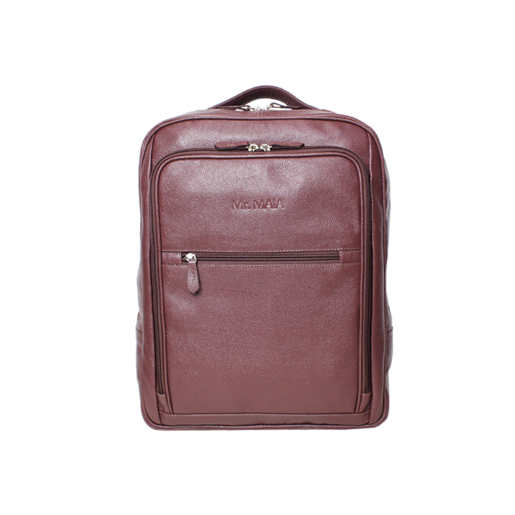 Mochila Executiva Nomad Slim Masculina Em Couro Legítimo - 9015
