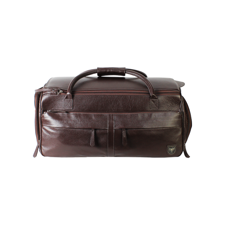 Sacola De Viagem Masculina Em Couro Legítimo - 5001