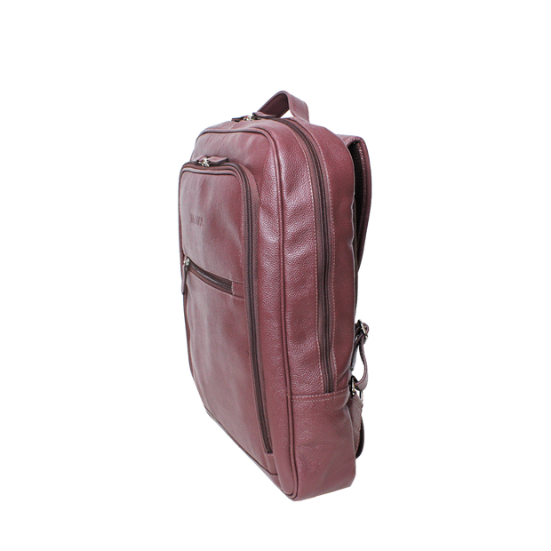 Mochila Executiva Nomad Slim Masculina Em Couro Legítimo - 9015