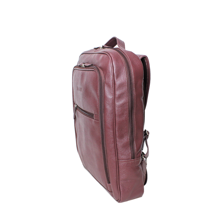 Mochila Executiva Nomad Slim Masculina Em Couro Legítimo - 9015