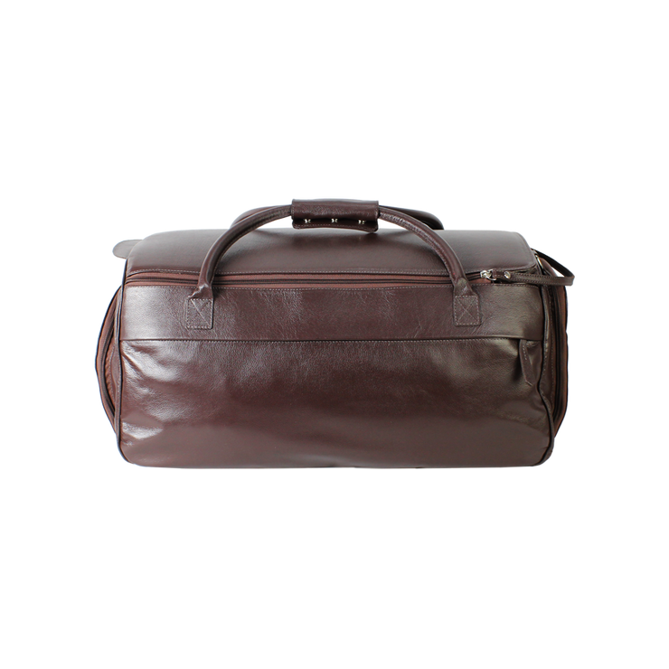 Sacola De Viagem Masculina Em Couro Legítimo - 5001