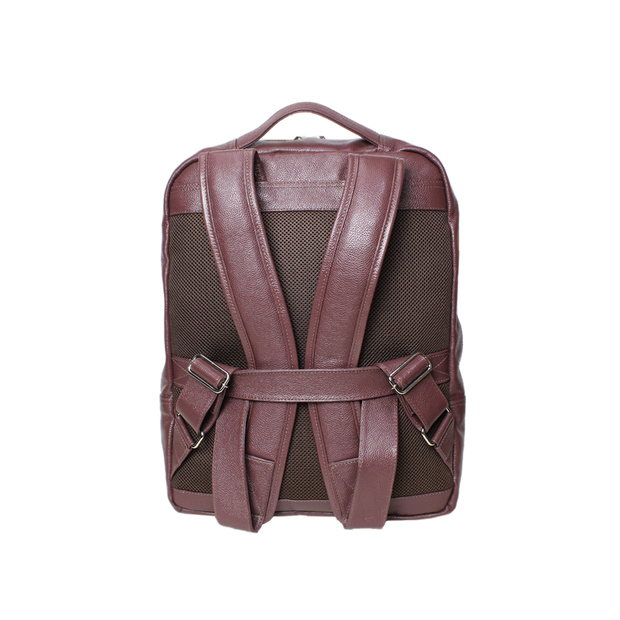 Mochila Executiva Nomad Slim Masculina Em Couro Legítimo - 9015