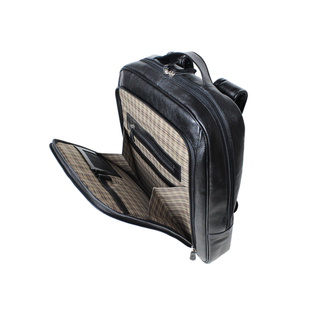 Mochila Executiva Urban Classic Masculina Em Couro Legítimo - 9016